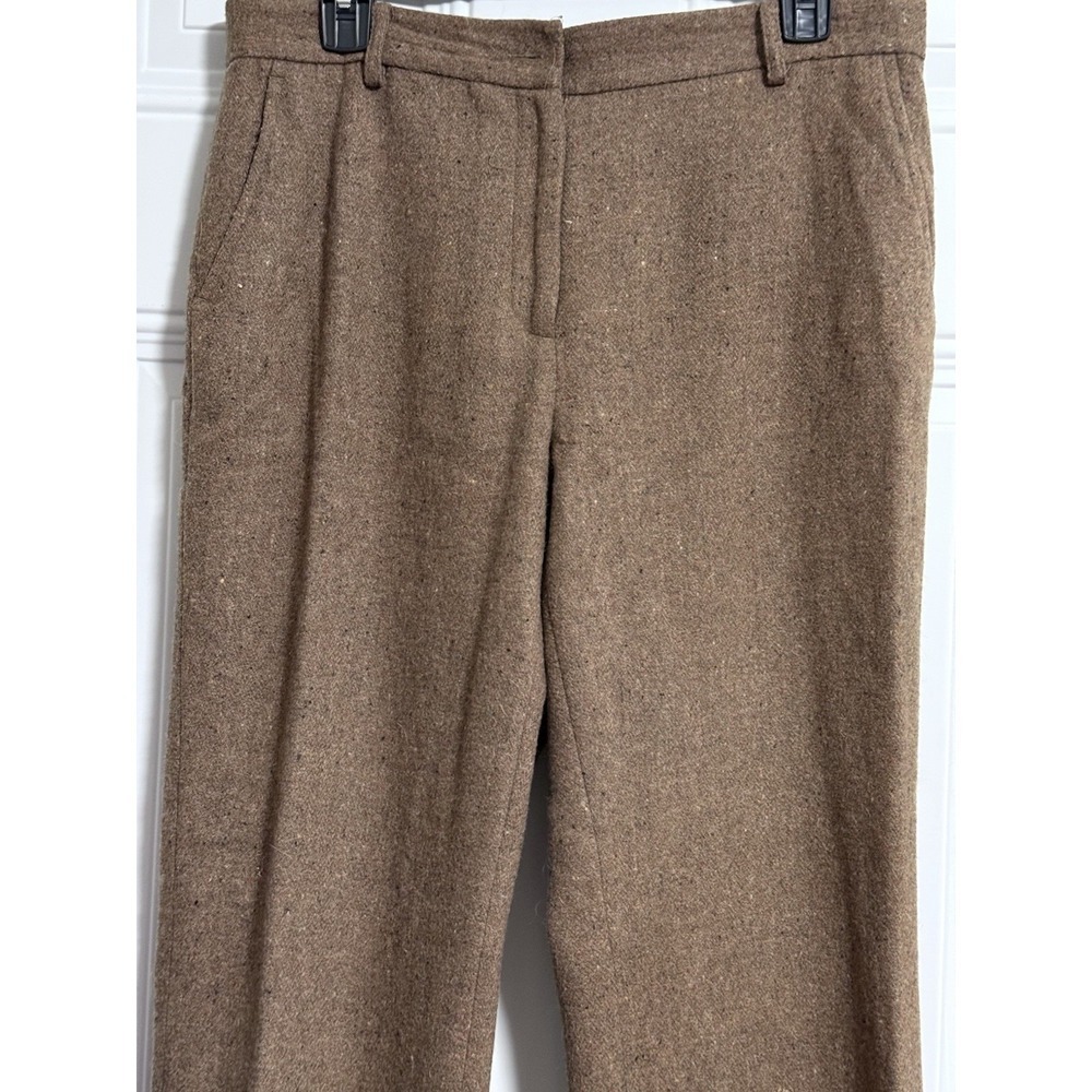 Orvis Women Pants Herringbone SZ 12P 80% Wool Lined Quality Winter Career Thick - Picture 5 of 7